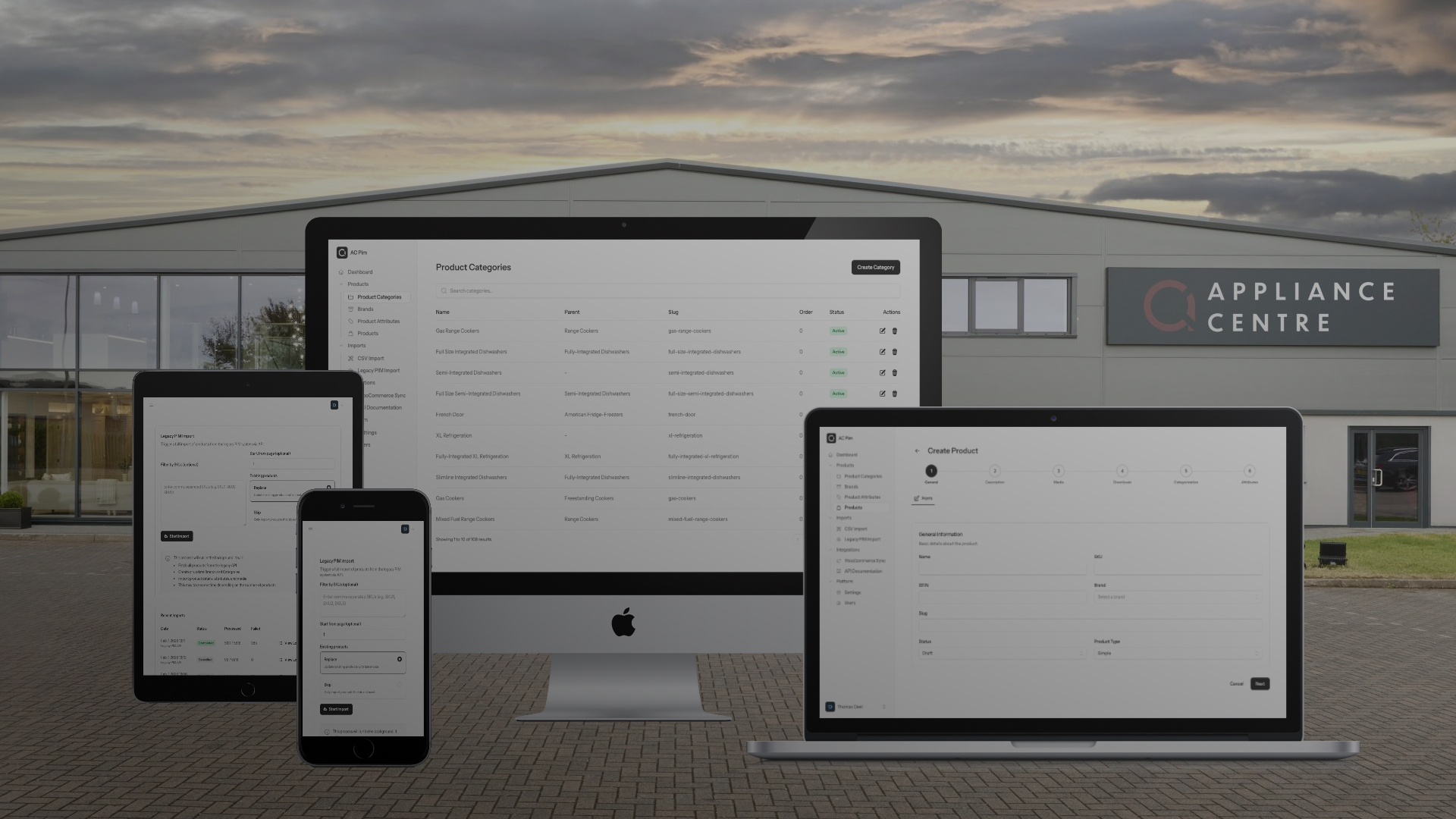Appliance Centre PIM